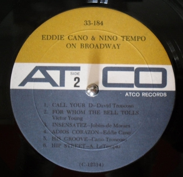 Eddie Cano & Nino Tempo : Eddie Cano & Nino Tempo On Broadway (LP, Album, Mono)