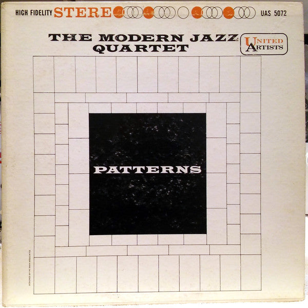 The Modern Jazz Quartet : Patterns (LP, Album, RE, Bri)