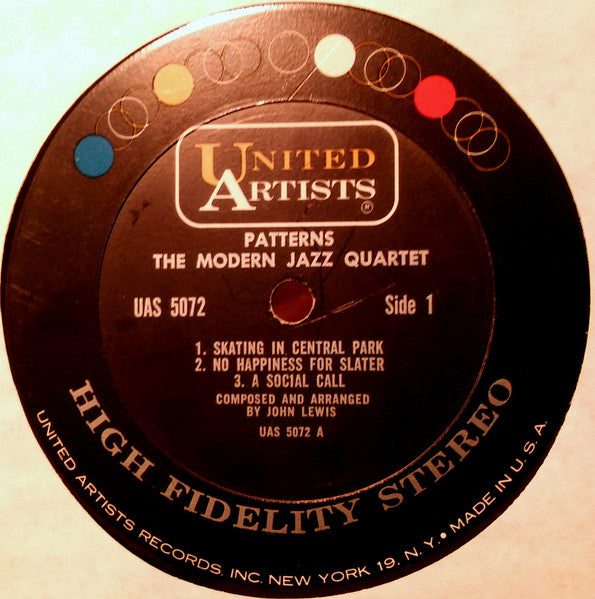 The Modern Jazz Quartet : Patterns (LP, Album, RE, Bri)