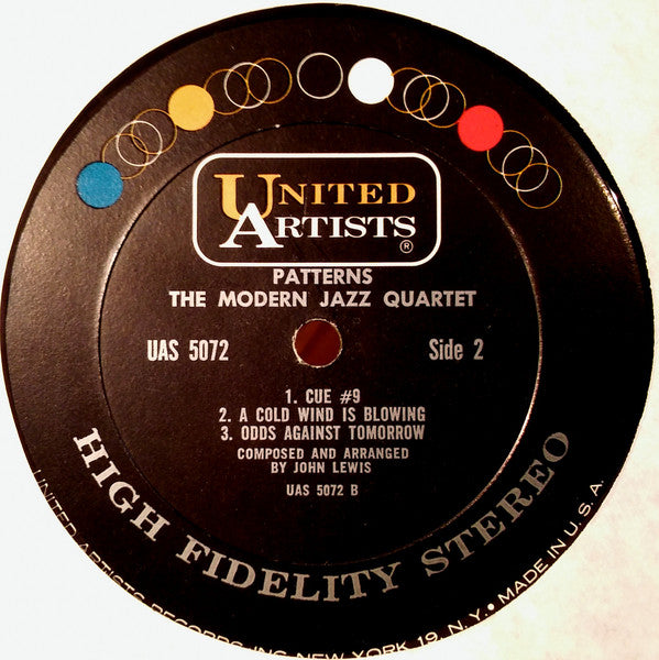 The Modern Jazz Quartet : Patterns (LP, Album, RE, Bri)