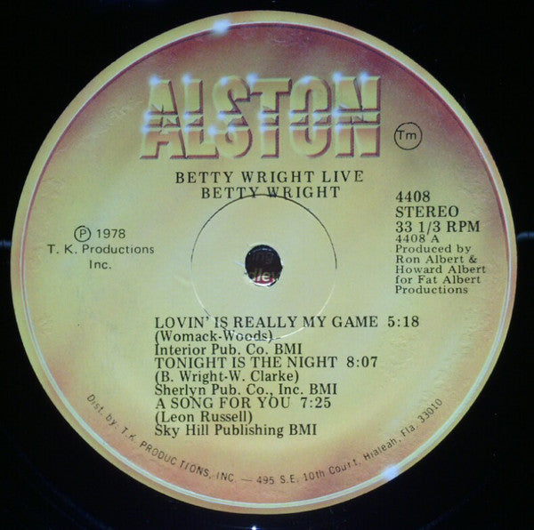 Betty Wright : Betty Wright Live (LP, Album)
