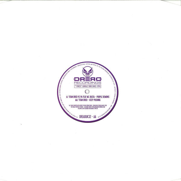 Titan Dred : Purple Demons EP (12", EP, Ltd, Pur)