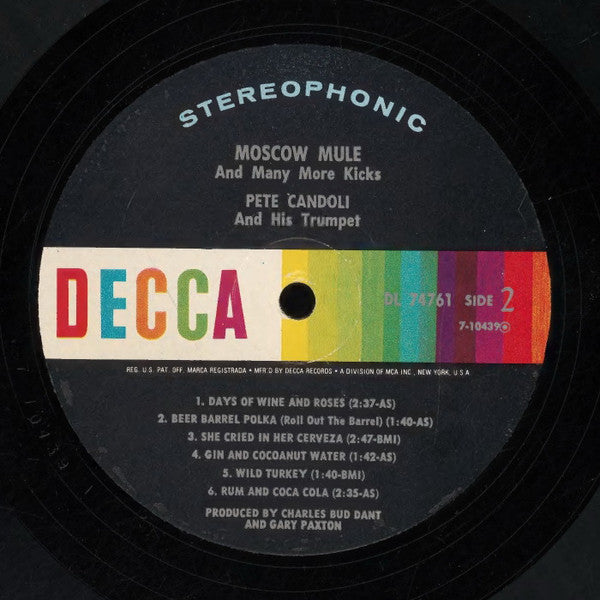 Pete Candoli : Moscow Mule And Many More Kicks (LP)