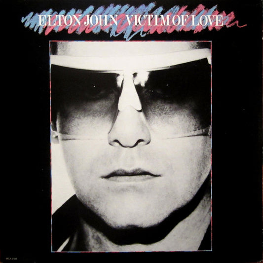 Elton John : Victim Of Love (LP, Album, Glo)