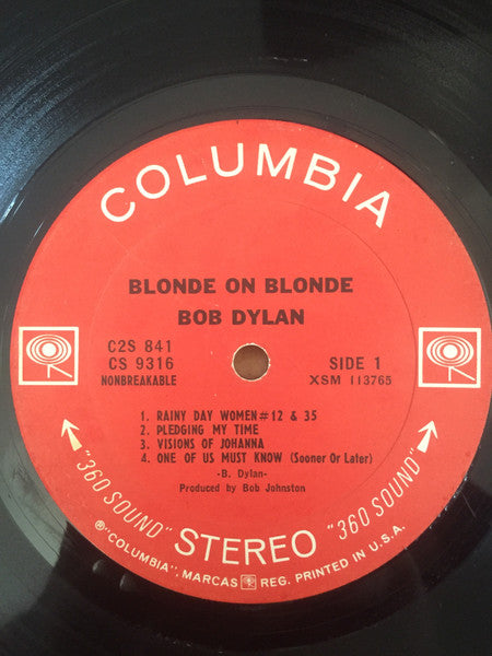 Bob Dylan : Blonde On Blonde (2xLP, Album, Pit)