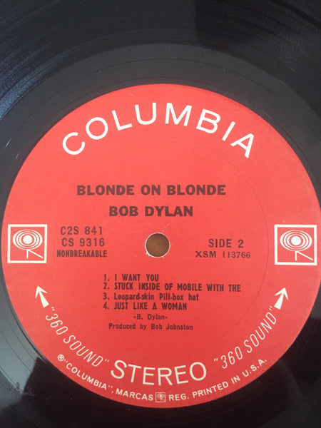 Bob Dylan : Blonde On Blonde (2xLP, Album, Pit)