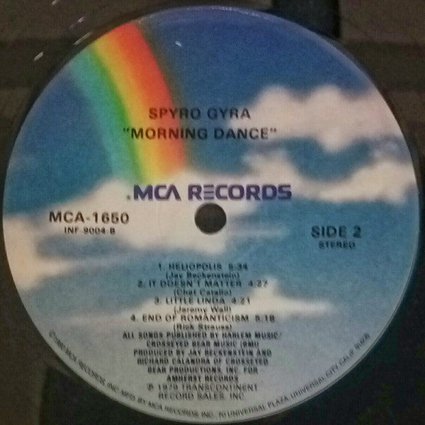 Spyro Gyra : Morning Dance (LP, Album, RE, Glo)