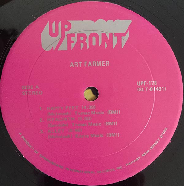 Art Farmer : Art Farmer (LP, Album, Pin)