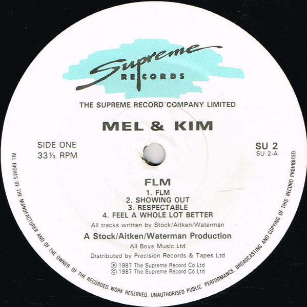 Mel & Kim : F.L.M. (LP, Album)