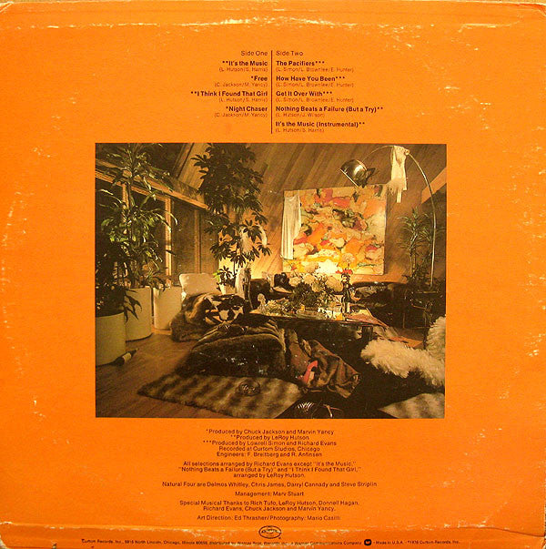 The Natural Four : Nightchaser (LP, Album, Los)