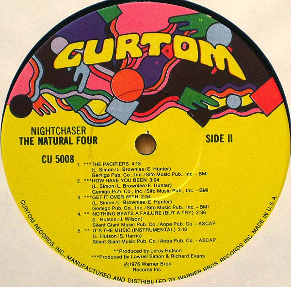 The Natural Four : Nightchaser (LP, Album, Los)