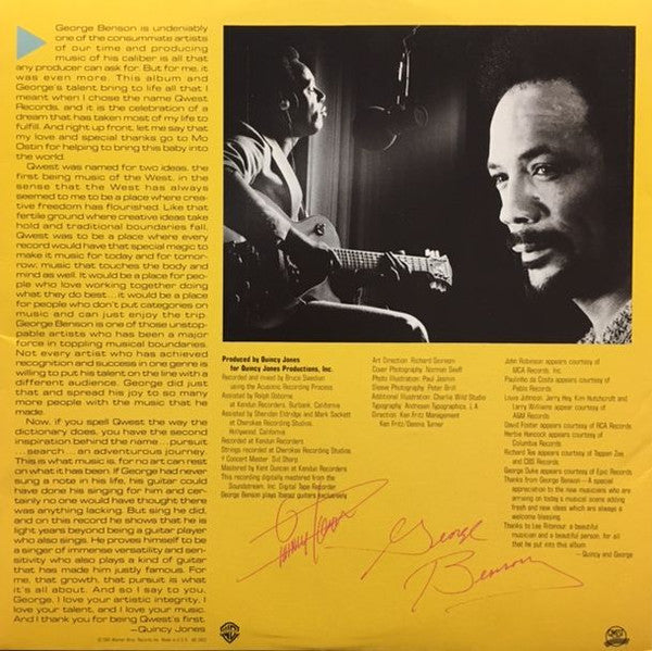 George Benson : Give Me The Night (LP, Album, SRC)