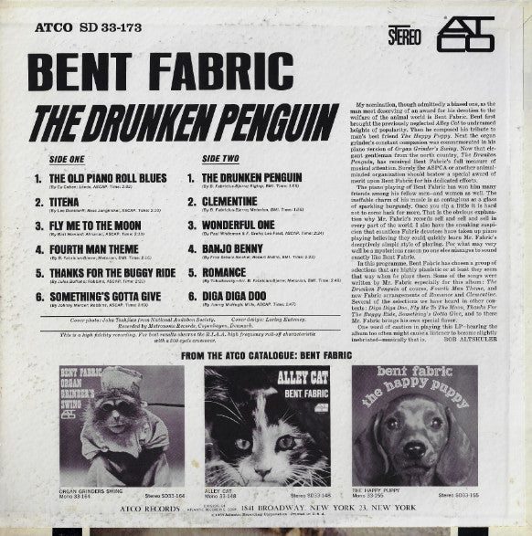 Bent Fabric : The Drunken Penguin (LP, Album)