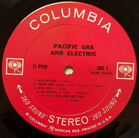 Pacific Gas And Electric* : Pacific Gas And Electric (LP, Album, Pit)