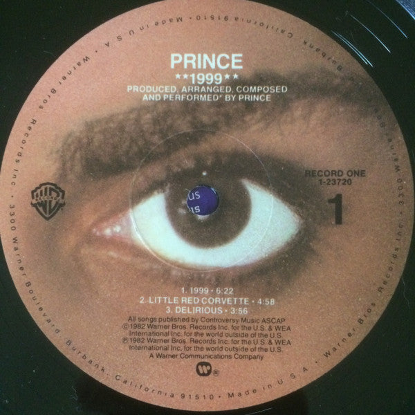 Prince : 1999 (2xLP, Album, Spe)