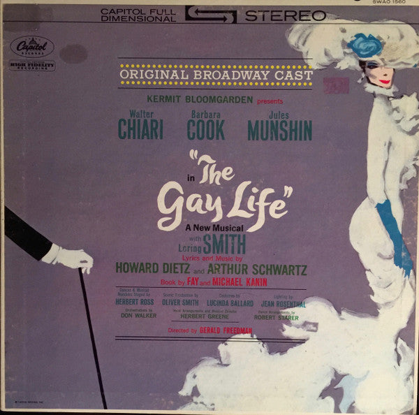 Walter Chiari, Barbara Cook, Jules Munshin : The Gay Life (Original Broadway Cast) (LP, Album, Gat)
