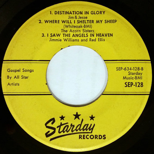 Various : Gospel Songs By All Star Artists (7", EP)