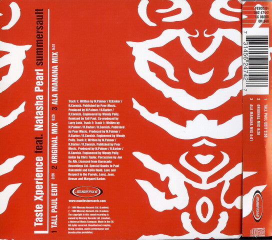 Taste Xperience* Feat. Natasha Pearl : Summersault (CD, Single)