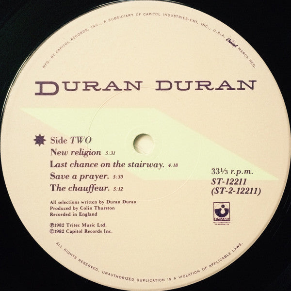 Duran Duran : Rio (LP, Album, RE, RM, 2nd)