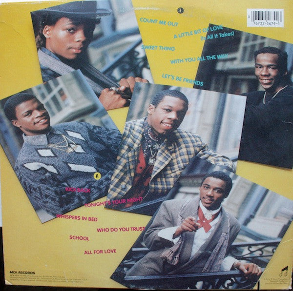 New Edition : All For Love (LP, Album, Rai)