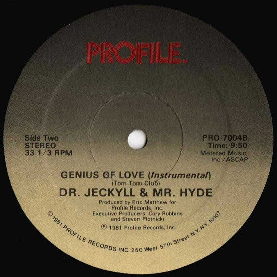 Dr. Jeckyll & Mr. Hyde : Genius Rap (12", Single)