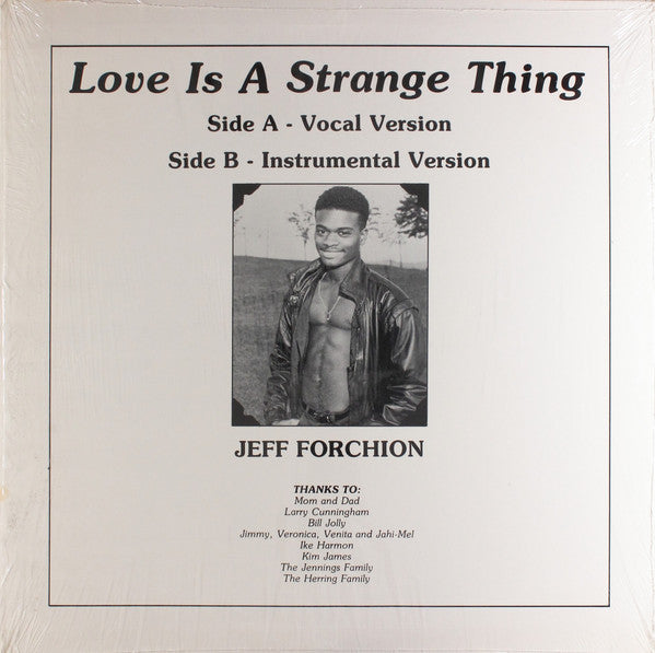 Jeff Forchion : Love Is A Strange Thing (12")