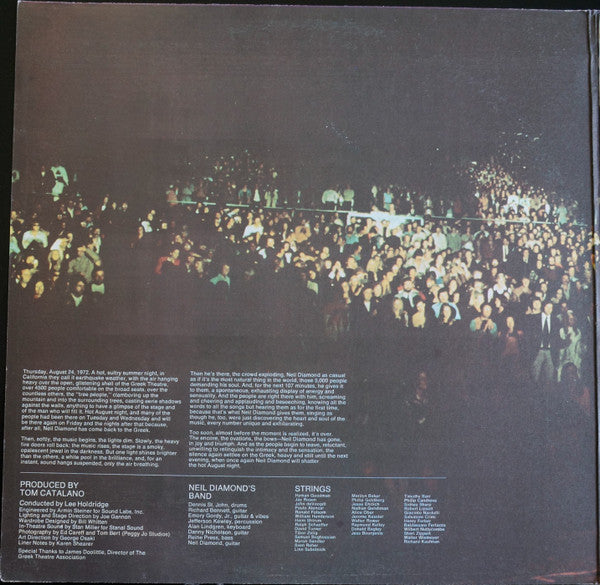 Neil Diamond : Hot August Night (2xLP, Album, RE, Gat)