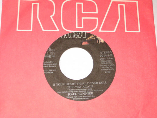 Jo-El Sonnier : If Your Heart Should Ever Roll This Way Again (7", Single)