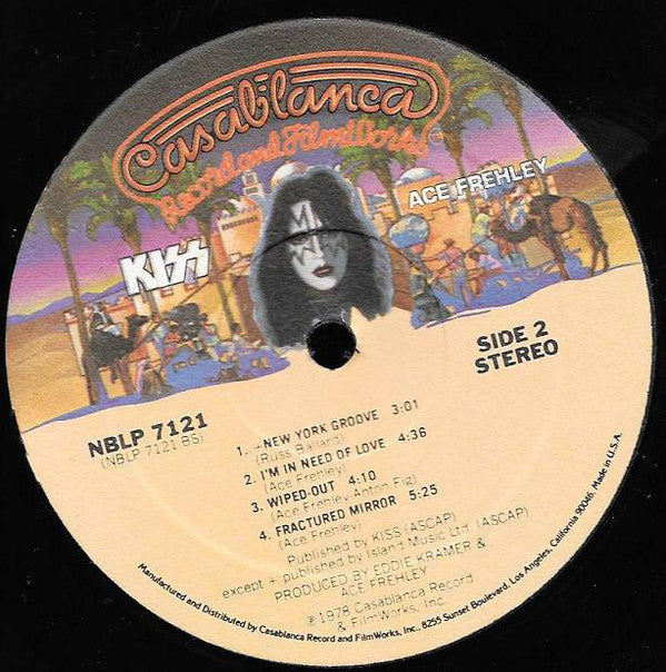 Kiss, Ace Frehley : Ace Frehley (LP, Album, PRC)