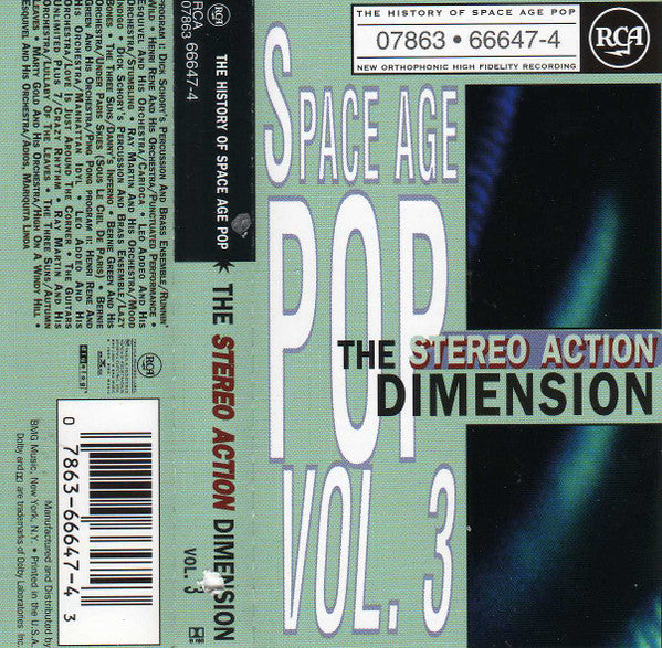 Various : Space Age Pop Vol. 3 (The Stereo Action Dimension) (Cass, Comp)