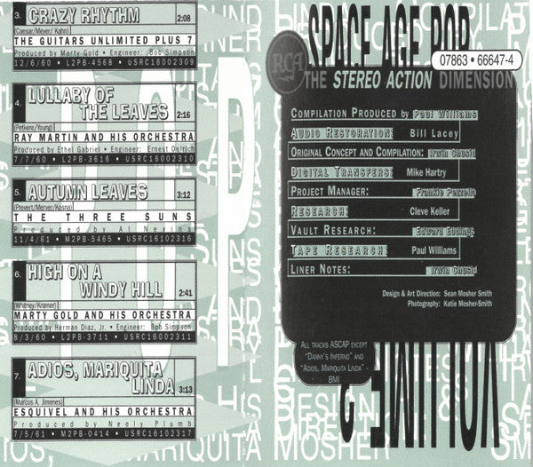 Various : Space Age Pop Vol. 3 (The Stereo Action Dimension) (Cass, Comp)