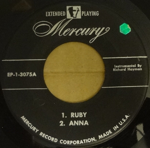 Richard Hayman And His Orchestra : Ruby / Dansero / Anna / April in Portugal (7", Mono)