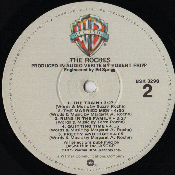 The Roches : The Roches (LP, Album, Win)