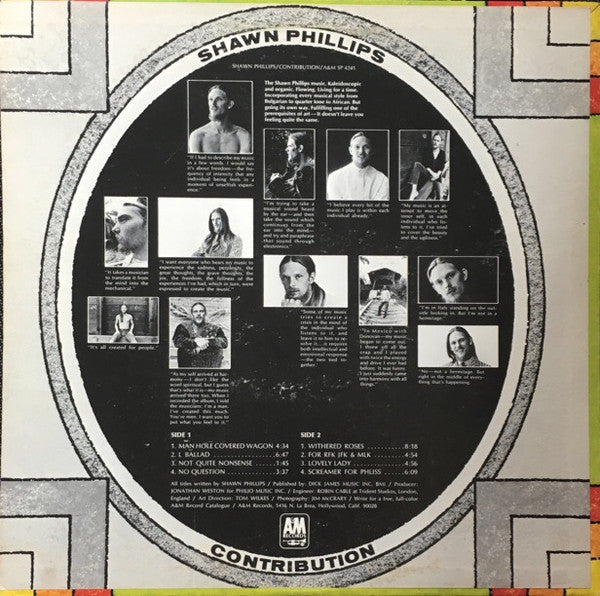 Shawn Phillips (2) : Contribution (LP, Album, Pit)