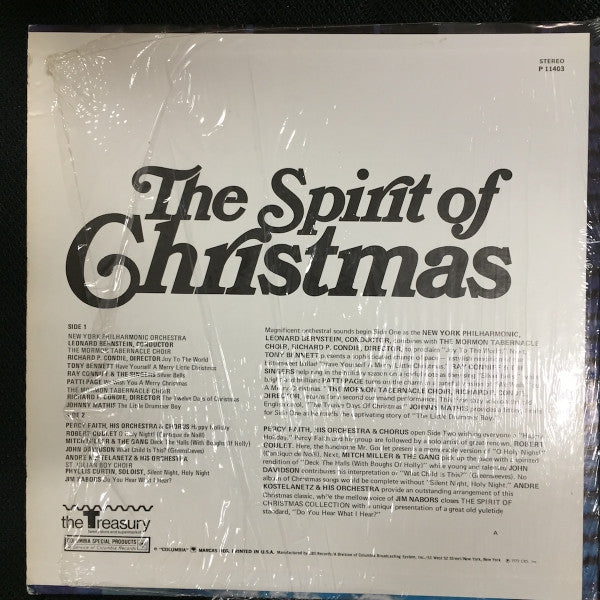 Various : The Spirit of Christmas (LP, Comp)