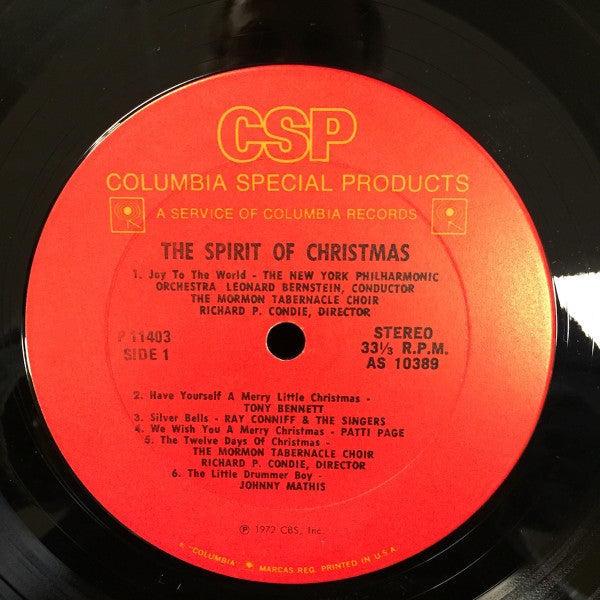 Various : The Spirit of Christmas (LP, Comp)