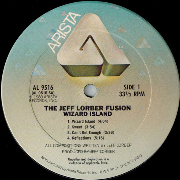 The Jeff Lorber Fusion : Wizard Island (LP, Album, San)