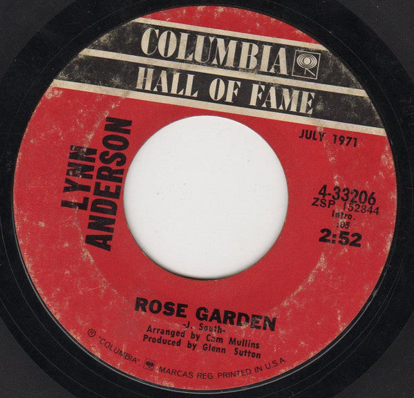 Lynn Anderson : Rose Garden / You're My Man (7", Single, RE)