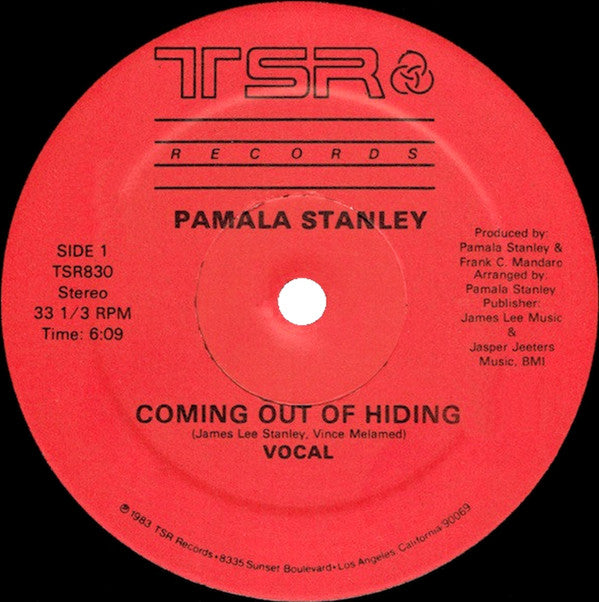 Pamala Stanley : Coming Out Of Hiding (12", Single)