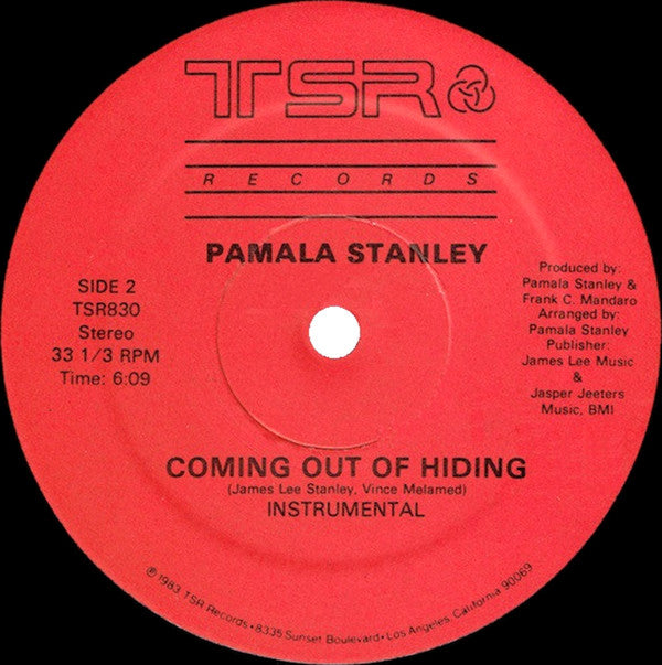 Pamala Stanley : Coming Out Of Hiding (12", Single)