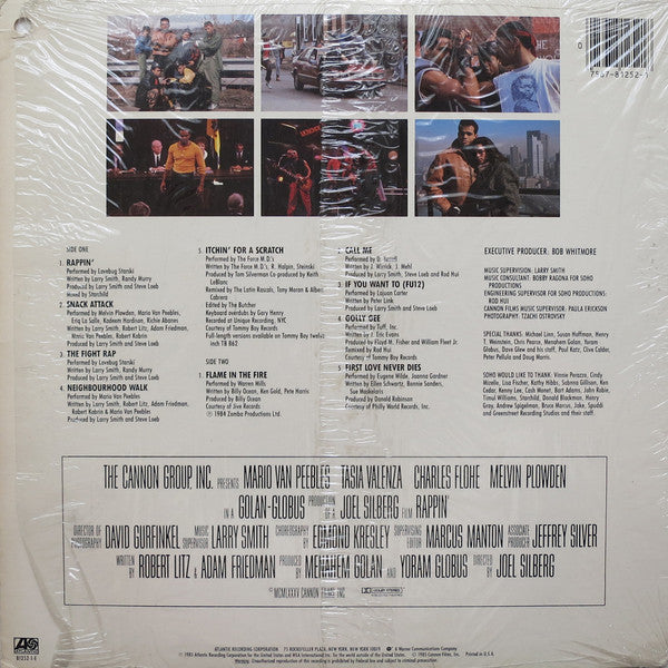 Various : Rappin' (Music From The Original Motion Picture Soundtrack) (LP, Comp)