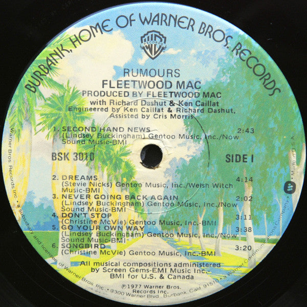 Fleetwood Mac : Rumours (LP, Album, Jac)