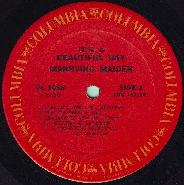 It's A Beautiful Day : Marrying Maiden (LP, Album, San)