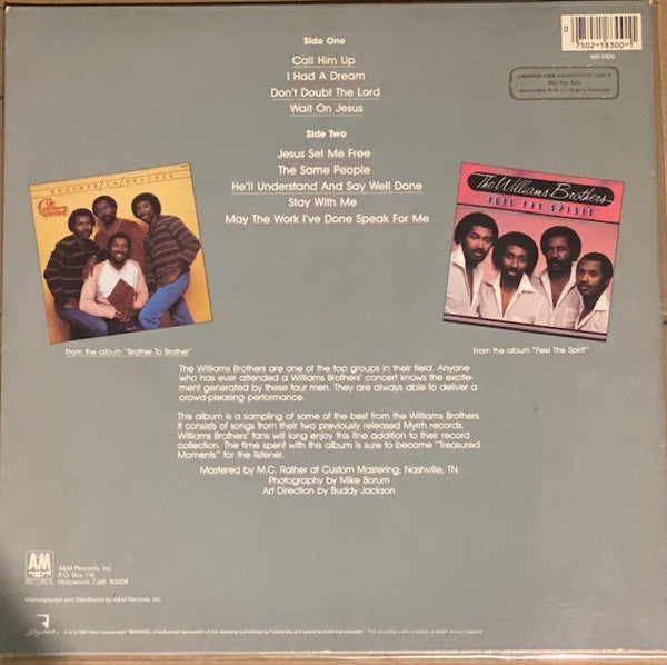 The Williams Brothers (2) : Treasured Moments (LP, Comp)