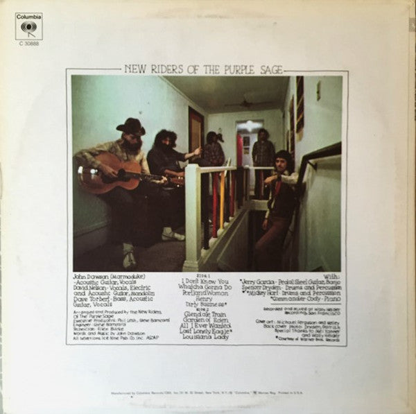New Riders Of The Purple Sage : New Riders Of The Purple Sage (LP, Album)