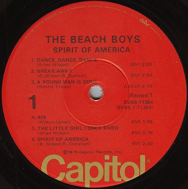 The Beach Boys : Spirit Of America (2xLP, Comp, Gat)