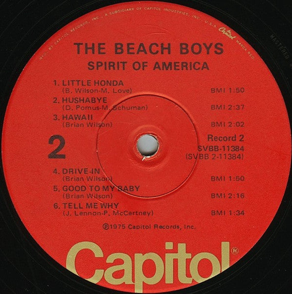 The Beach Boys : Spirit Of America (2xLP, Comp, Gat)