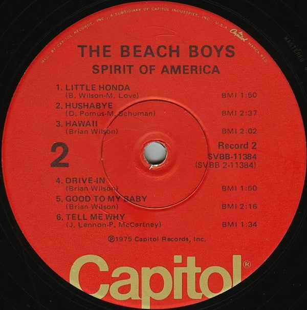 The Beach Boys : Spirit Of America (2xLP, Comp, Gat)