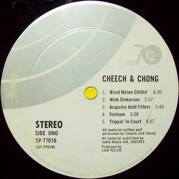 Cheech & Chong : Cheech And Chong (LP, Album, Mon)