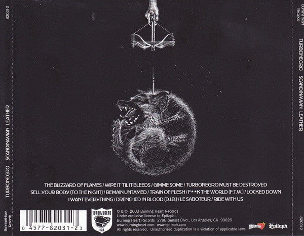 Turbonegro : Scandinavian Leather (CD, Album)